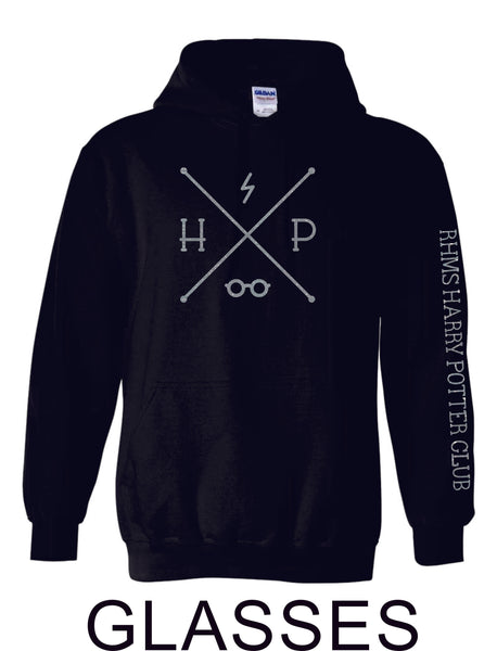 RHMS Harry Potter Club Basic Hoodie- 3 Designs- Matte or Glitter