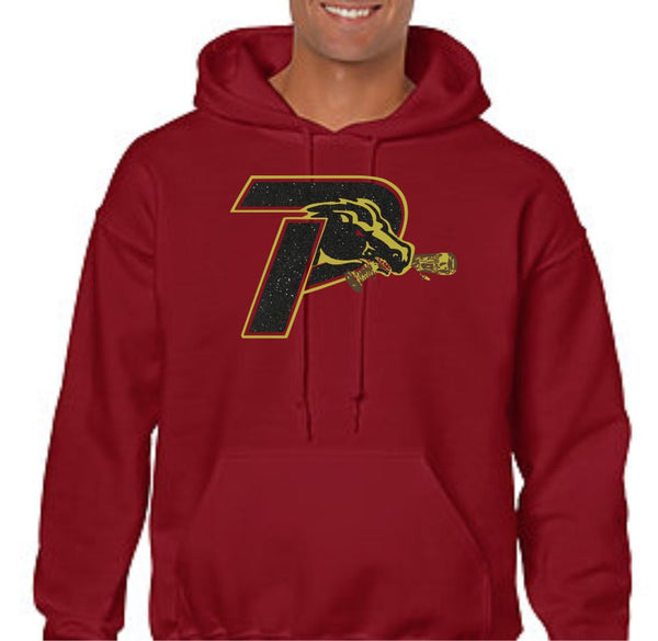 Pondo Baseball Basic Horse Hoodie- Matte or Glitter