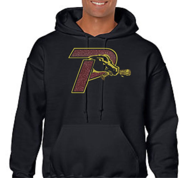 Pondo Baseball Basic Horse Hoodie- Matte or Glitter