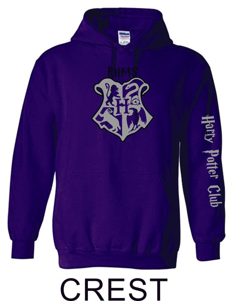 RHMS Harry Potter Club Basic Hoodie- 3 Designs- Matte or Glitter