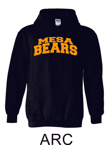 Mesa MS Hooded Sweatshirt- 3 designs- Matte and Glitter