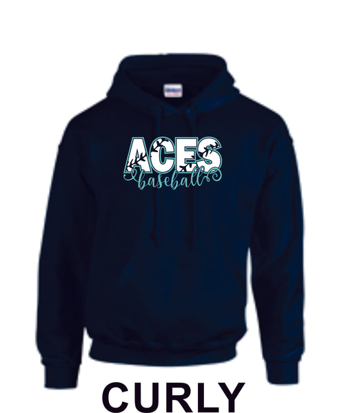 Aces Basic Hoodie- 5 Designs- Matte or Glitter