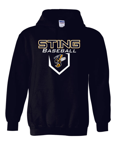 Sting Hooded Sweatshirt- New Logo- Matte and Glitter