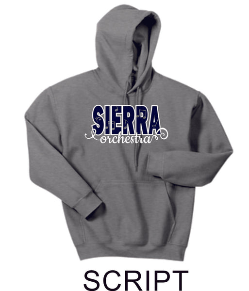 Sierra Music Basic  Hooded Sweatshirt- 3 Designs- Matte and Glitter