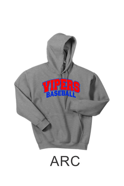 Vipers Hooded Sweatshirt- 3 designs- Matte and Glitter