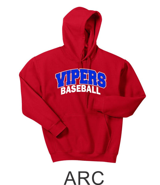 Vipers Hooded Sweatshirt- 3 designs- Matte and Glitter