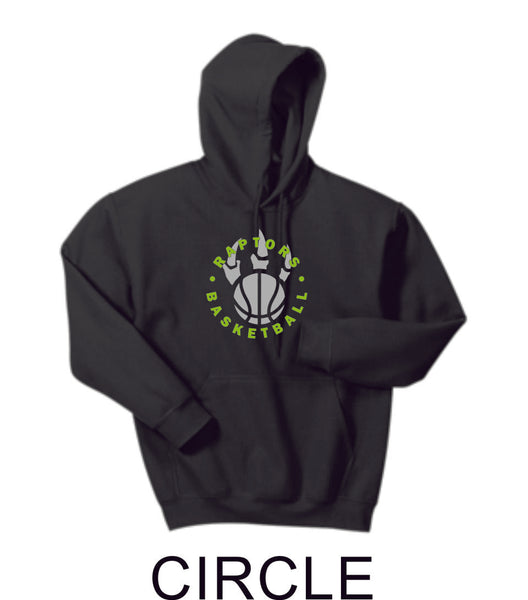 Raptors Basketball Hooded Sweatshirt- 5 designs- Matte or Glitter