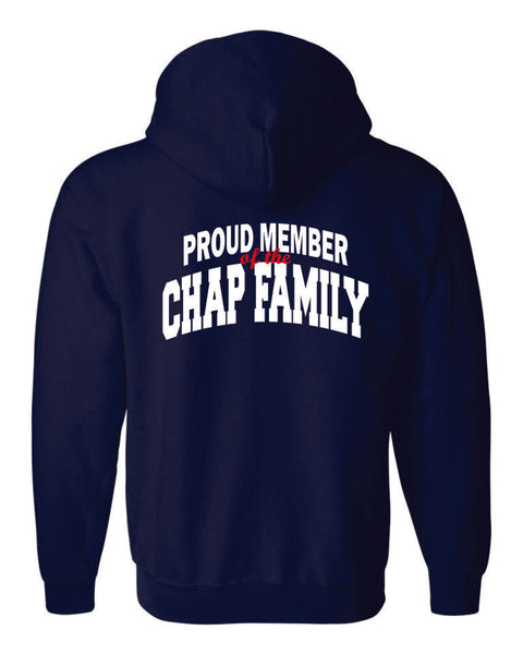 PLE Chap Family Hooded Sweatshirt- Matte or Glitter