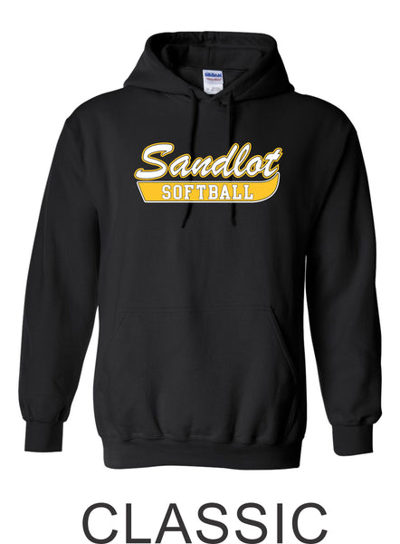 Sandlot Hooded Sweatshirt- 2 designs- Matte and Glitter