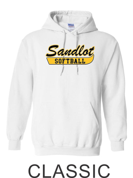 Sandlot Hooded Sweatshirt- 2 designs- Matte and Glitter