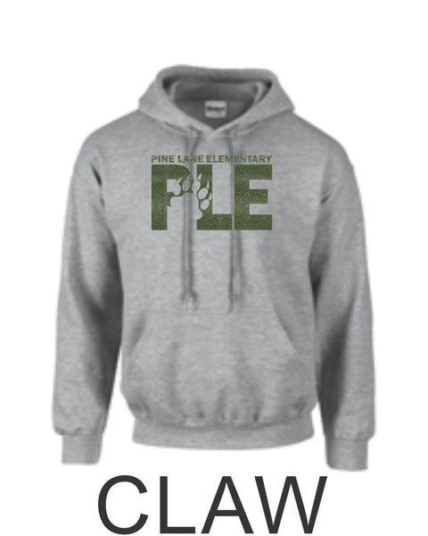 PLE Hooded Sweatshirt- 4 Designs- Matte and Glitter