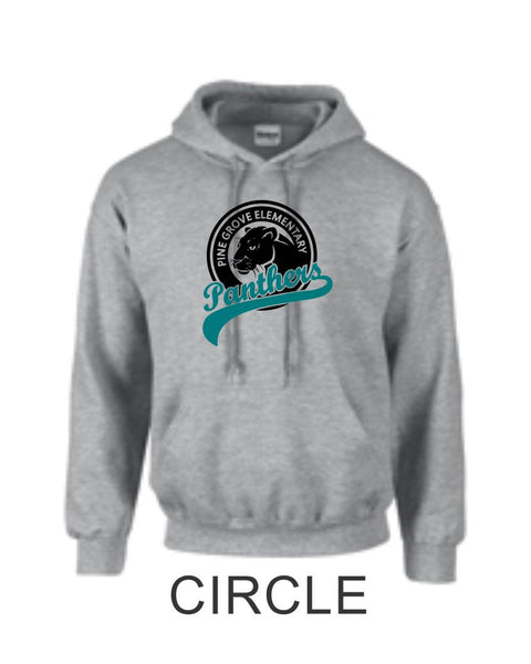 PGE Grey Hooded Sweatshirt - 7 Designs