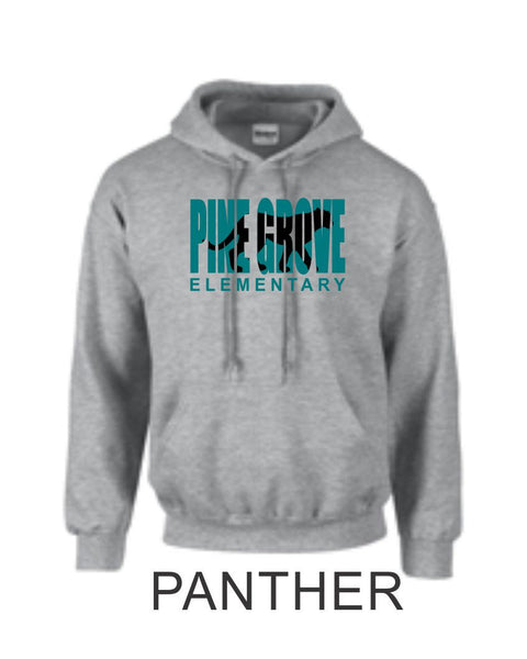 PGE Grey Hooded Sweatshirt - 7 Designs