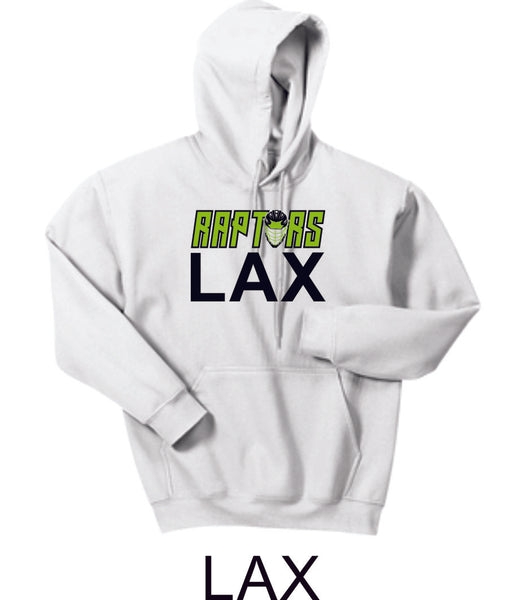 Raptors Lacrosse Hooded Sweatshirt- 5 designs- Matte or Glitter