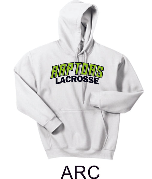 Raptors Lacrosse Hooded Sweatshirt- 5 designs- Matte or Glitter