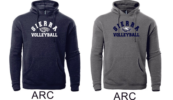 Sierra VOLLEYBALL Premium Unisex Hoodie- 4 Designs- Matte or Glitter