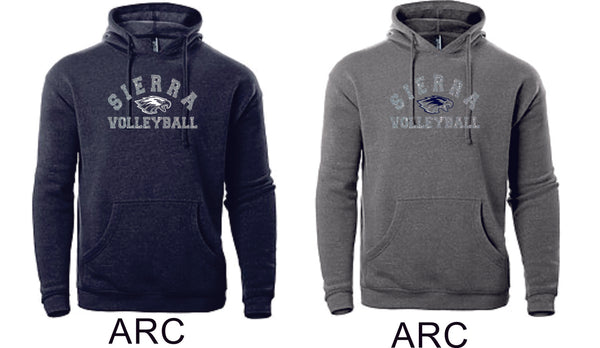 Sierra VOLLEYBALL Premium Unisex Hoodie- 4 Designs- Matte or Glitter