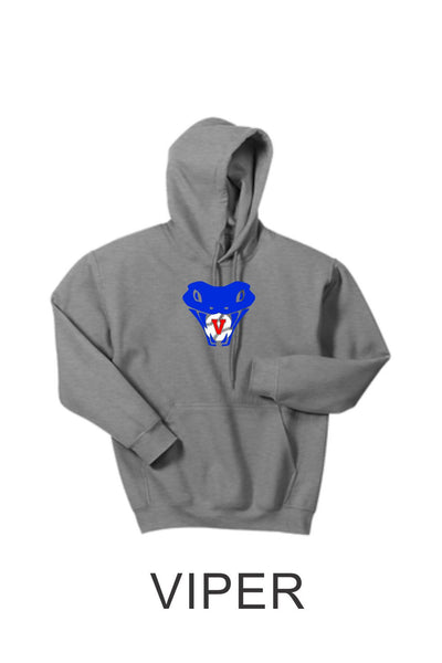 Vipers Hooded Sweatshirt- 3 designs- Matte and Glitter