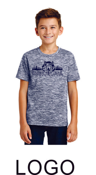 Timber Trail Heather Wicking Tee- Youth, Ladies, Unisex sizes- 5 Designs