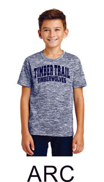 Timber Trail Heather Wicking Tee- Youth, Ladies, Unisex sizes- 5 Designs