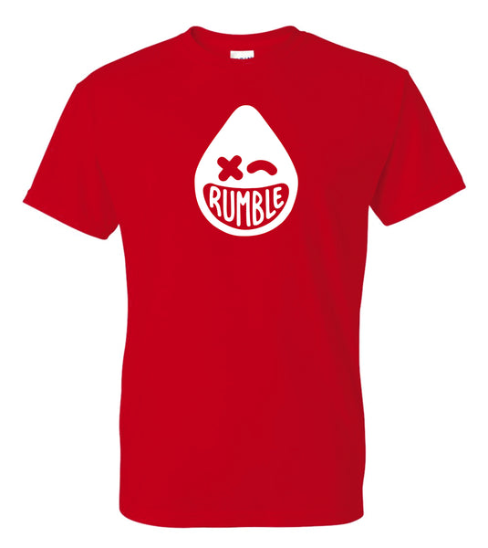 Rumble Staff Basic LARGE LOGO Tee- Matte or Glitter