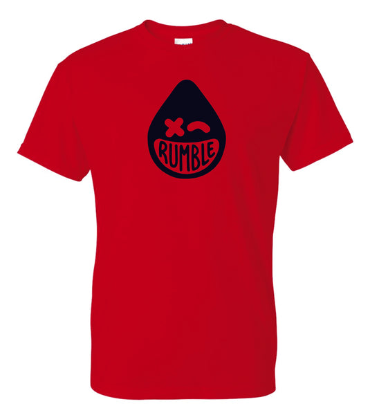 Rumble Staff Basic LARGE LOGO Tee- Matte or Glitter