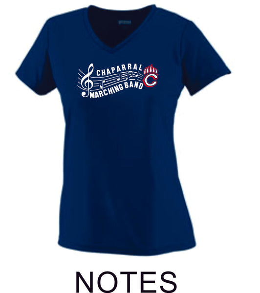 Chap Band Ladies Wicking T-Shirt- 3 Designs