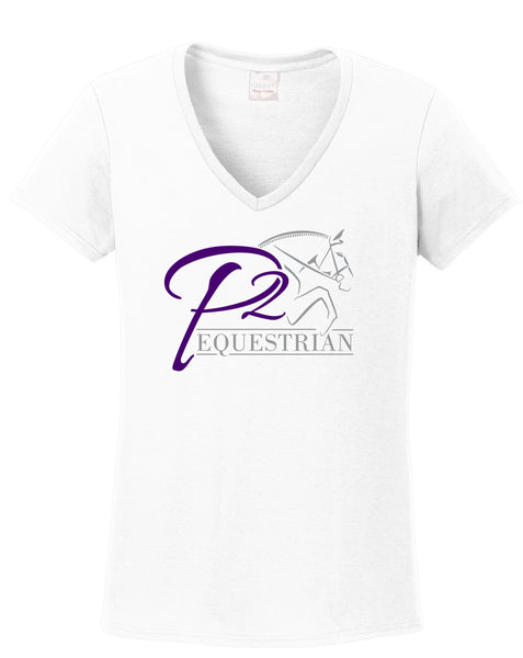 P2 Equestrian Ladies Short Sleeve Tee- Matte or Glitter
