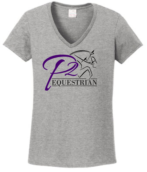 P2 Equestrian Ladies Short Sleeve Tee- Matte or Glitter