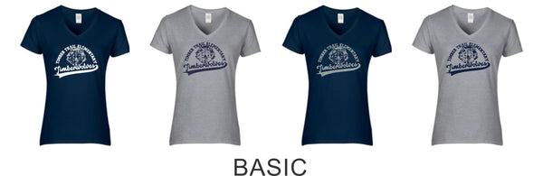 Timber Trail  Ladies Short Sleeve Tee- 5 Designs-Matte or Glitter