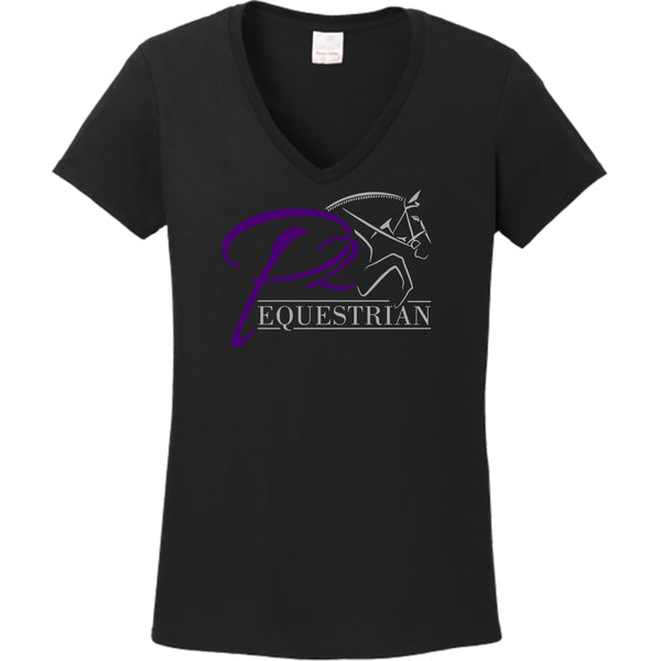 P2 Equestrian Ladies Short Sleeve Tee- Matte or Glitter