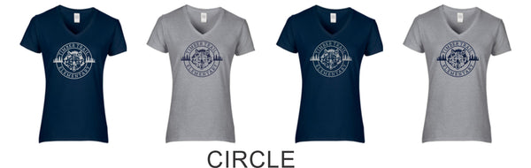 Timber Trail  Ladies Short Sleeve Tee- 5 Designs-Matte or Glitter