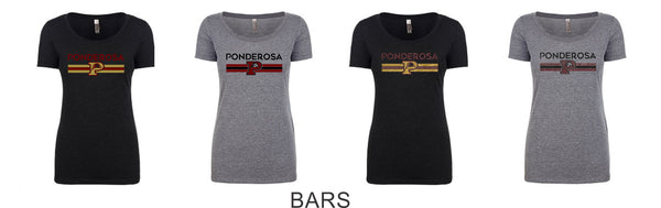 Pondo POMS Ladies Triblend Tee- 6 Designs- Matte or Glitter