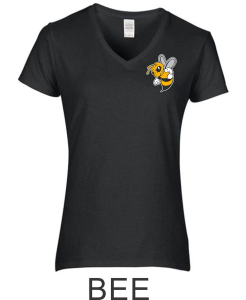 Sandlot Ladies Short Sleeve Tee- 2 designs-Matte or Glitter