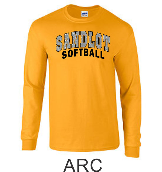 Sandlot Long Sleeve Tee- 3 designs-Matte or Glitter