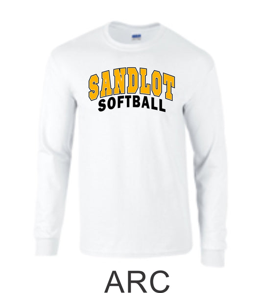 Sandlot Long Sleeve Tee- 3 designs-Matte or Glitter