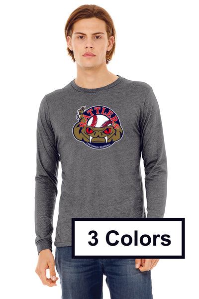 Rattlers Long Sleeve Tee- 3 designs- Matte or Glitter