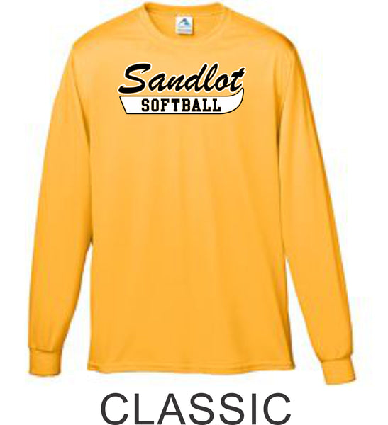 Sandlot Wicking Long Sleeve Tee- 3 designs