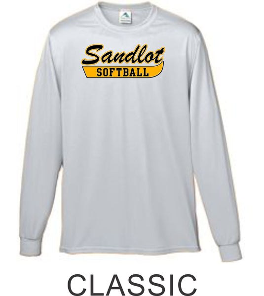 Sandlot Wicking Long Sleeve Tee- 3 designs