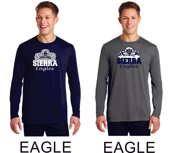 Sierra FOOTBALL Sport-Tek Unisex Long Sleeve Tee - 4 designs