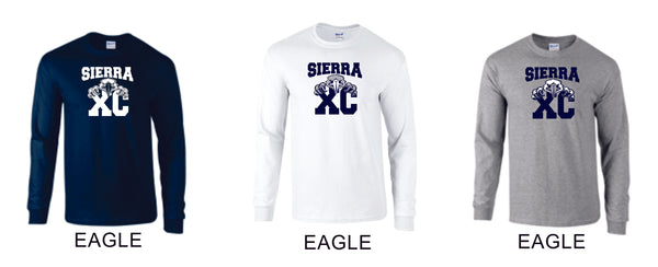 Sierra XCOUNTRY Long Sleeve Tee- 4 designs-Matte or Glitter