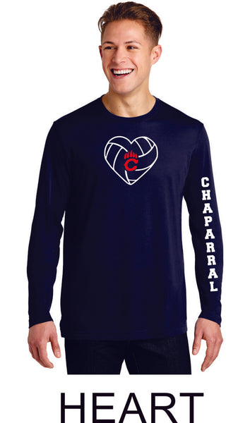 Chap Volleyball Sport-Tek Unisex Long Sleeve Tee - 4 designs