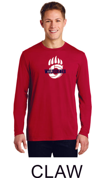 Chap Volleyball Sport-Tek Unisex Long Sleeve Tee - 4 designs