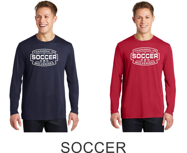 Chap Soccer Sport-Tek Unisex Long Sleeve Tee - 4 designs