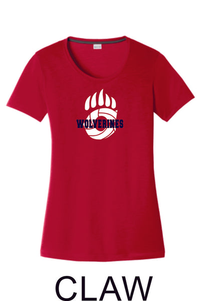 Chap Volleyball Sport-Tek Ladies Wicking Tee - 4 designs