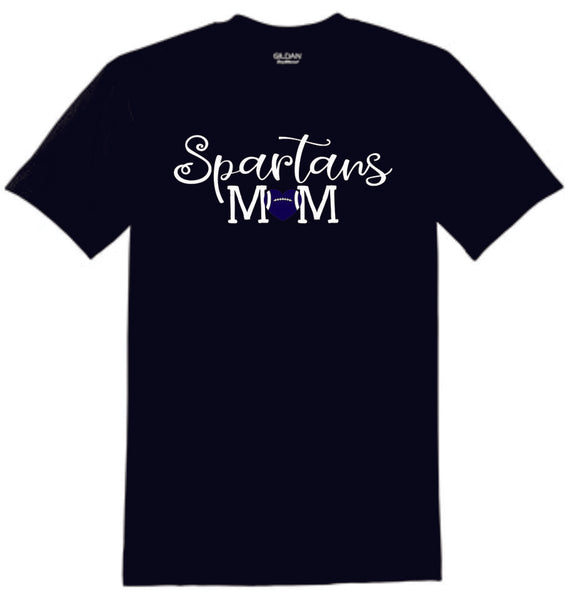 Spartans Basic MOM design Tee- Matte or Glitter