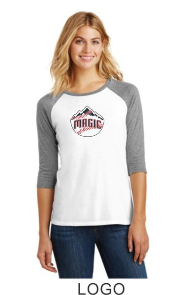 Magic Ladies Raglan- 3 designs- Matte or Glitter