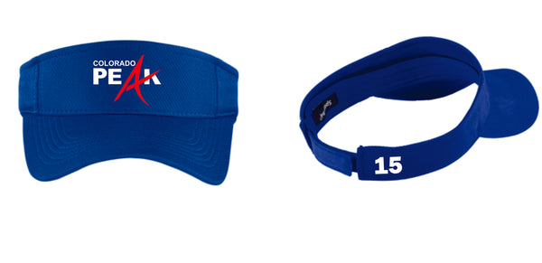 Peak Visor- 2 Designs- Matte or Glitter