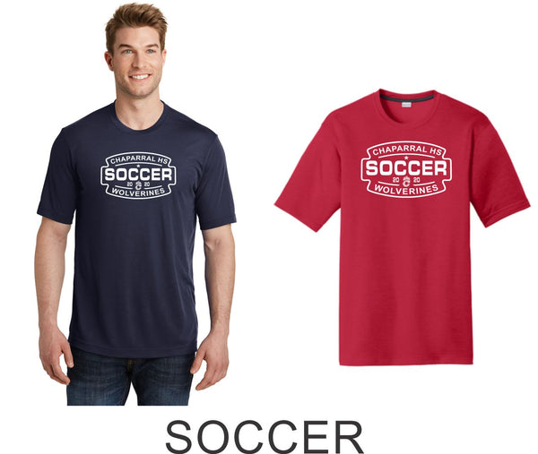 Chap Soccer Sport-Tek Unisex Wicking Tee - 4 designs