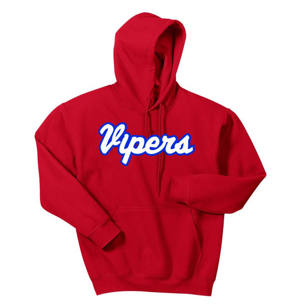 Vipers Hooded Sweatshirt New Logo Design- Matte and Glitter